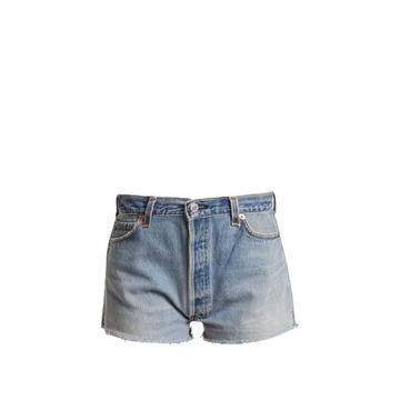 X Levi's The Short mid-rise denim shorts