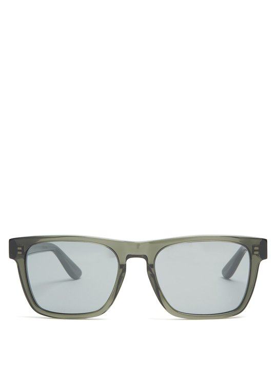 Rectangle-frame acetate sunglasses展示图