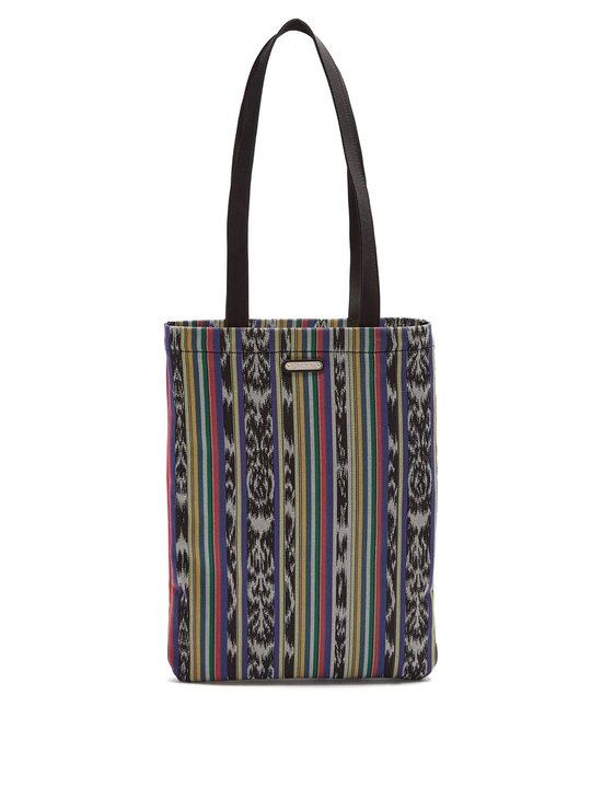 Antibe ikat canvas tote bag展示图