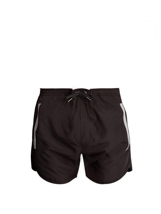 Tape-print swim shorts展示图