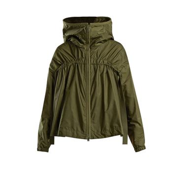 Lune hooded shell jacket