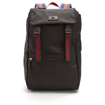 Web-stripe backpack