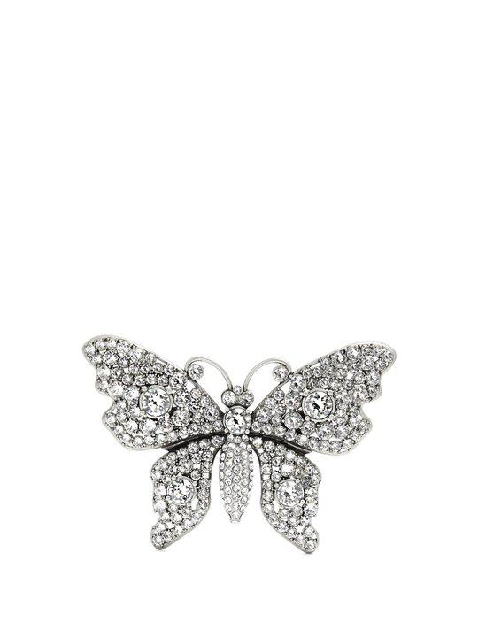 Crystal-embellished butterfly brooch展示图