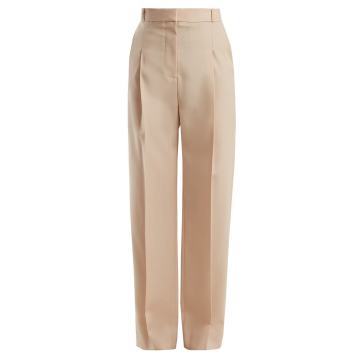 Lindsey wool-blend trousers