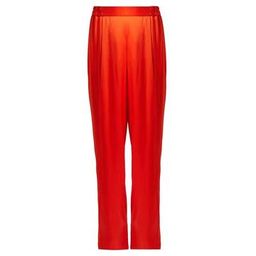 Cicely wide-leg satin trousers