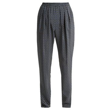 Christine Tie-print silk trousers