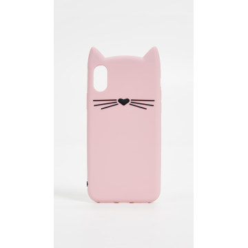 硅胶猫咪图案 iPhone 8 护套