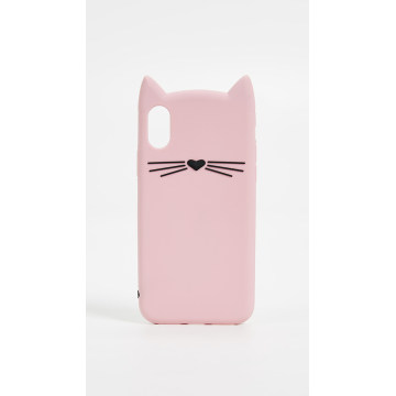 硅酮猫咪 iPhone X 手机壳