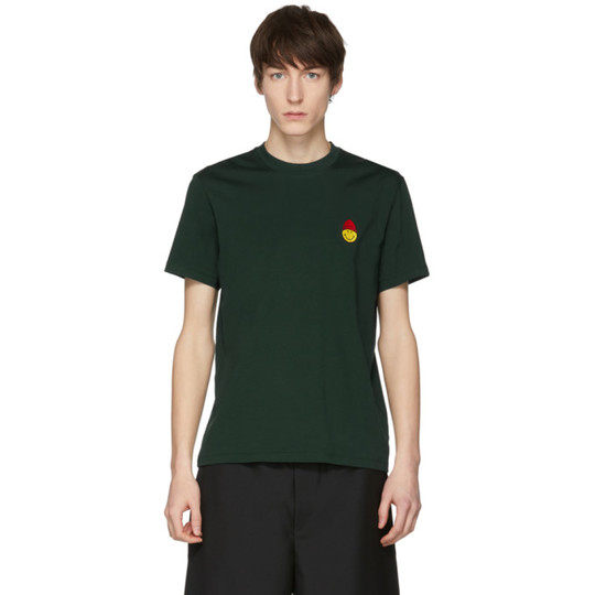 Green Limited Edition Smiley Edition Patch T-Shirt展示图