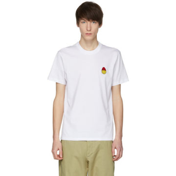 White Limited Edition Smiley Edition Patch T-Shirt