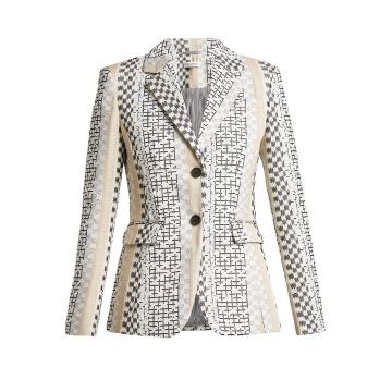 Fenice embroidered single-breasted blazer