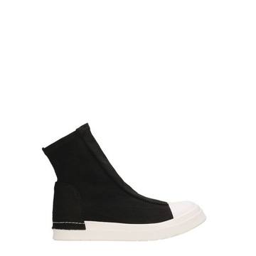 Cinzia Araia Slip On Hi Sneakers Black Canvas