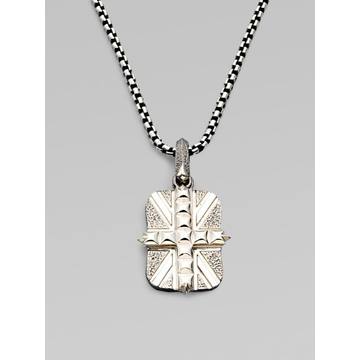 Sterling Silver Union Jack Pendant