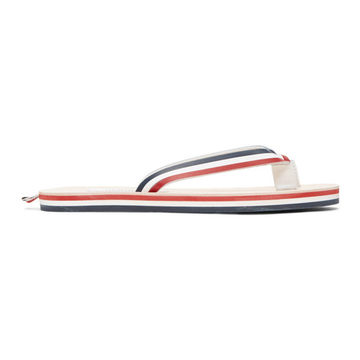 Tricolor Leather Sandals