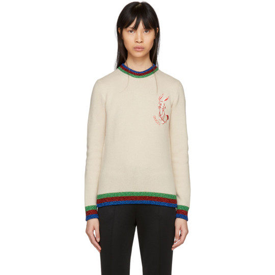 Off-White Rabbit Patch Sweater展示图