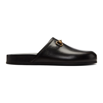 Black New River Clog Loafers