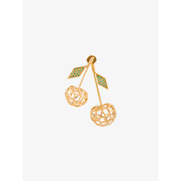 18kt Gold cherries earrings