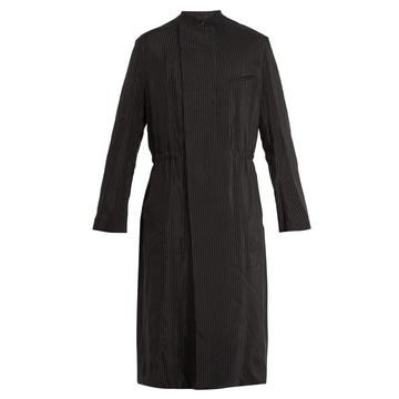 Lightweight pinstripe coat