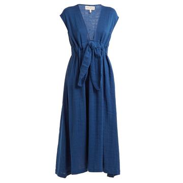 Katinka tie-waist cotton dress