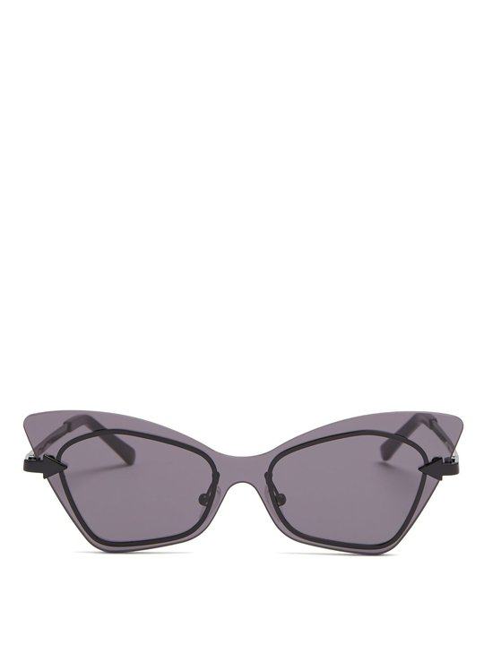 Mrs Brill cat-eye acetate sunglasses展示图