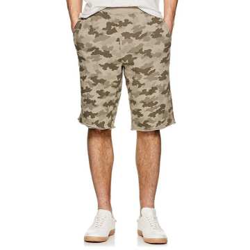 Camouflage Cotton Terry Shorts
