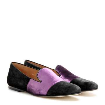 Velvet slippers