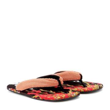 Beaded slip-on sandals