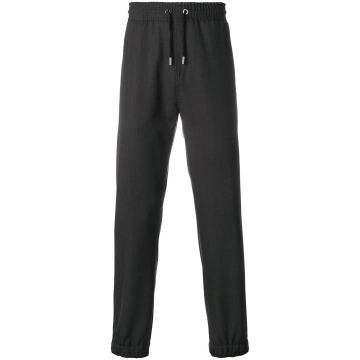 contrasting band jogging trousers