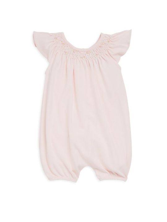 Baby's Smocked Cotton Playsuit展示图