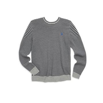 Toddler's, Little Boy's &amp; Boy's Striped Cotton Sweater