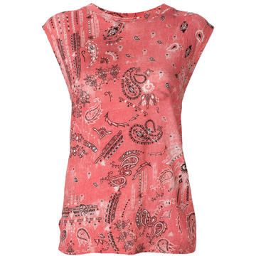 paisley print T-shirt