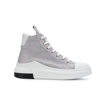 high-top lace-up sneakers