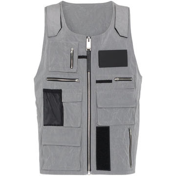 Tactical sleeveless multi pocket vest