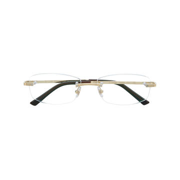 frameless square glasses