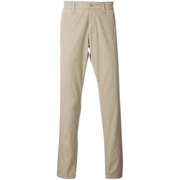 fitted chino trousers