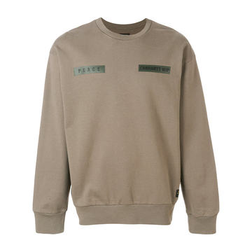 logo patch sweatshirt