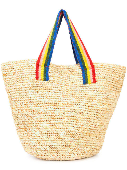 rainbow handle oversized tote展示图