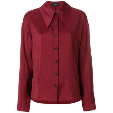 pointed collar shirt