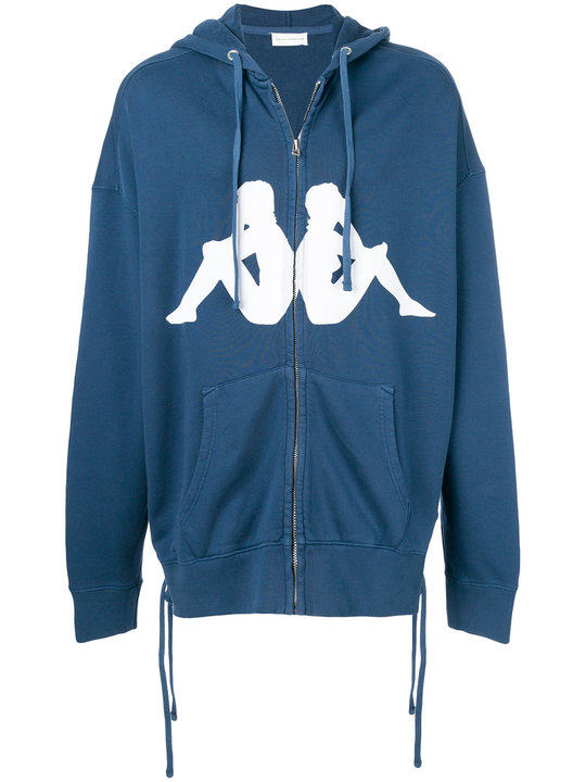 logo print hoodie展示图
