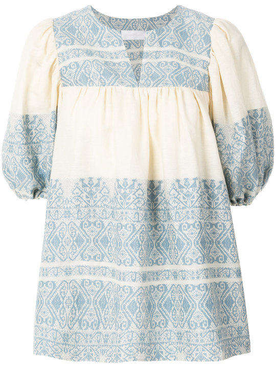 embroidered tunic shirt展示图