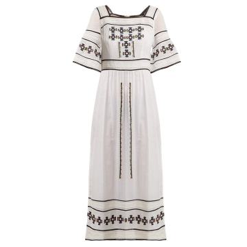 Sarafina embroidered cotton dress