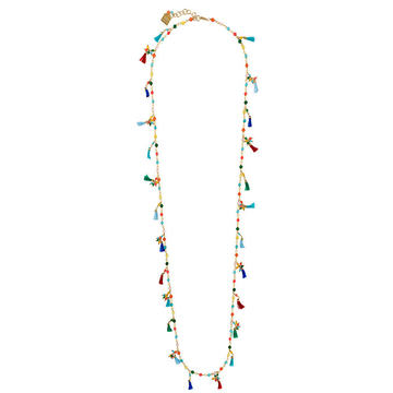 bead embellished necklace