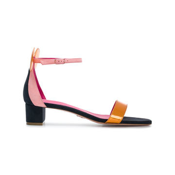 colour-block sandals