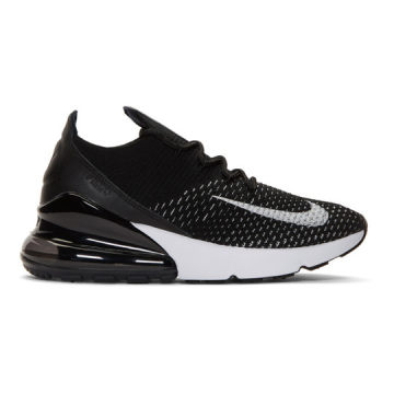 Black & White Flyknit Air Max 270 Sneakers