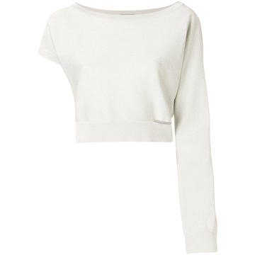 asymmetric sleeve tee