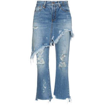 Double Classic Shredded Jeans