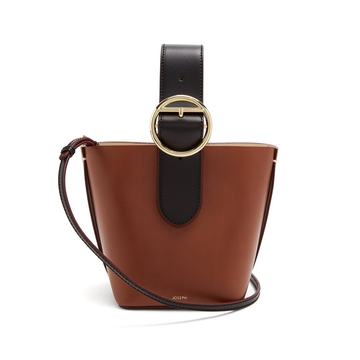 Sevres mini buckle-handle leather bag