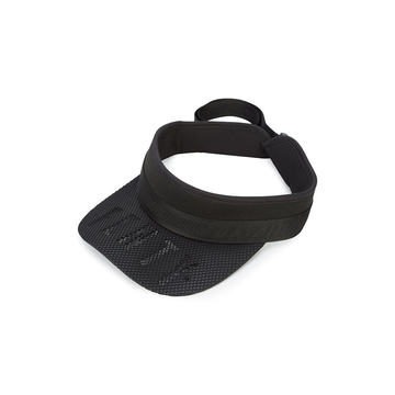 Perforated logo visor