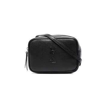 Black Lou leather belt bag