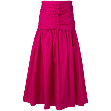 draped waist skirt